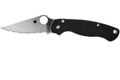 Spyderco Paramilitary 2 C81GS2 Serrated Couteau De Poche