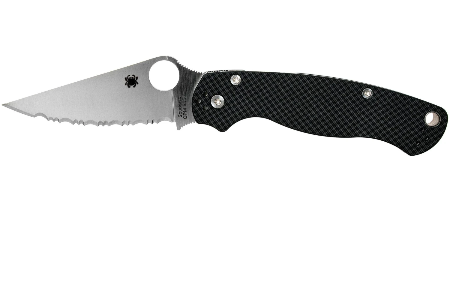 Spyderco Paramilitary 2 C81GS2 Serrated Couteau De Poche 1 Spyderco Paramilitary 2 C81GS2 Serrated Couteau De Poche
