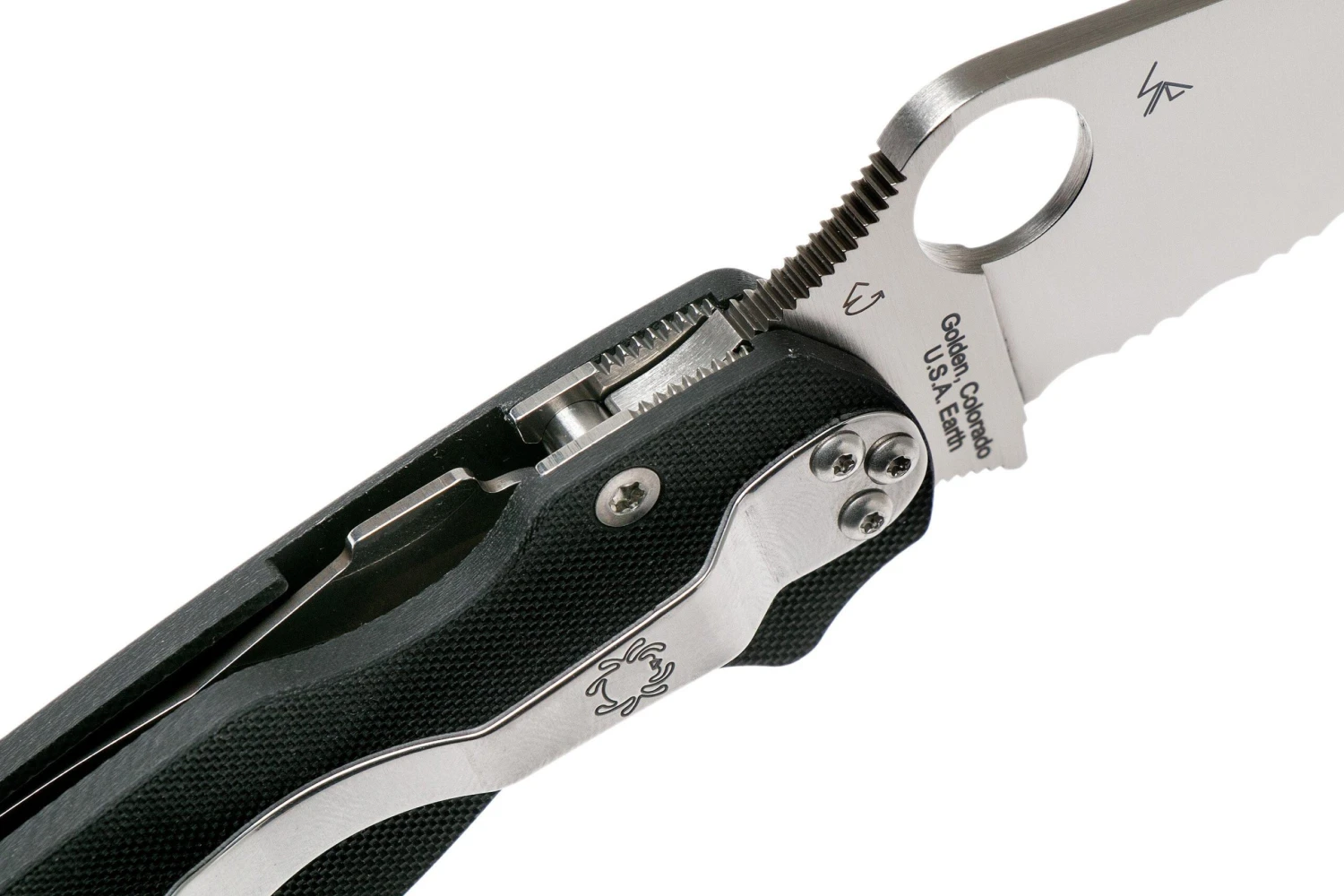 Spyderco Paramilitary 2 C81GS2 Serrated Couteau De Poche 6 Spyderco Paramilitary 2 C81GS2 Serrated Couteau De Poche – Image 6