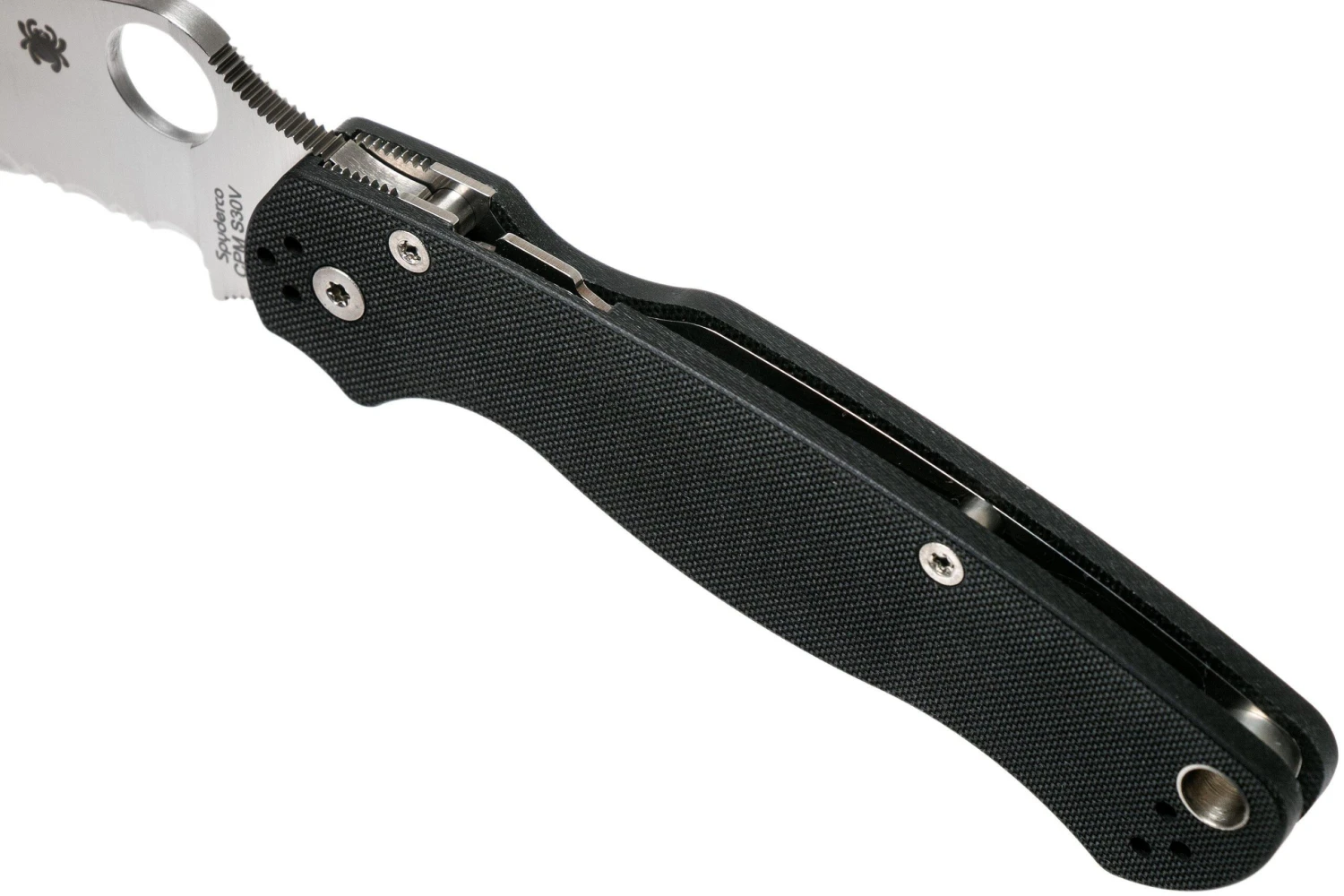 Spyderco Paramilitary 2 C81GS2 Serrated Couteau De Poche 7 Spyderco Paramilitary 2 C81GS2 Serrated Couteau De Poche – Image 7