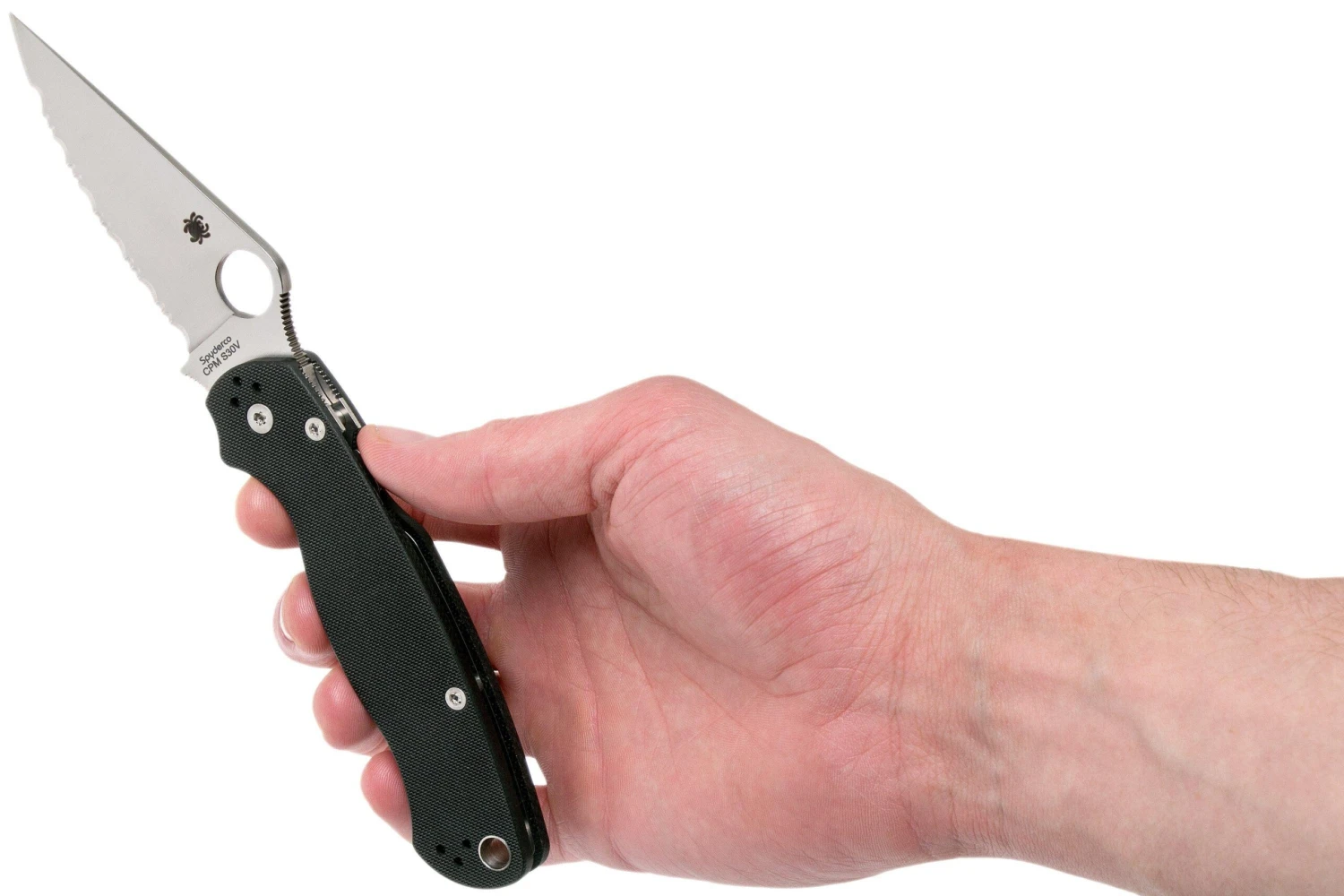 Spyderco Paramilitary 2 C81GS2 Serrated Couteau De Poche 8 Spyderco Paramilitary 2 C81GS2 Serrated Couteau De Poche – Image 8