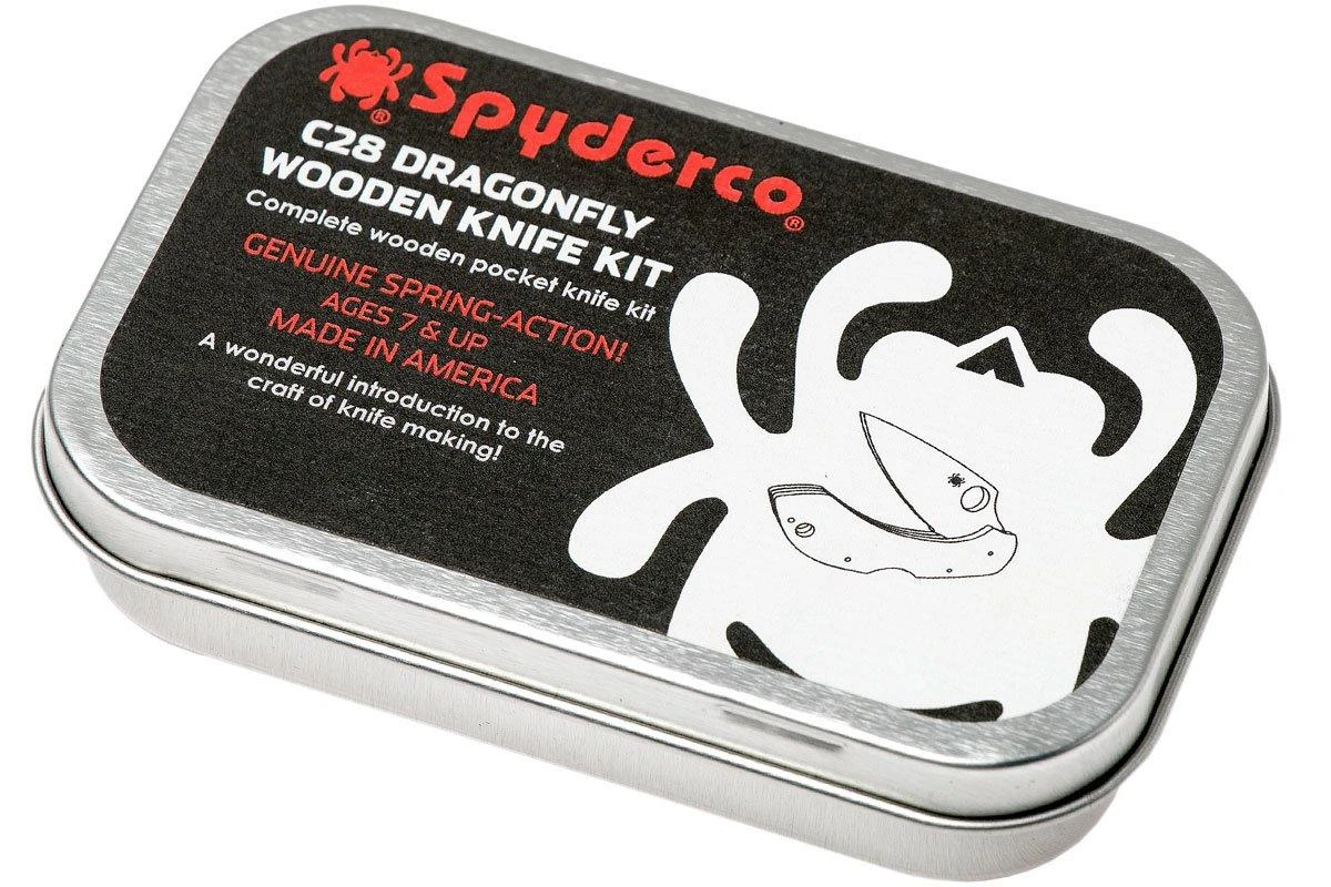 Spyderco Wooden Kit Dragonfly C28 WDKIT1 Couteau De Poche En Bois 4 Spyderco Wooden Kit Dragonfly C28 WDKIT1 Couteau De Poche En Bois – Image 4