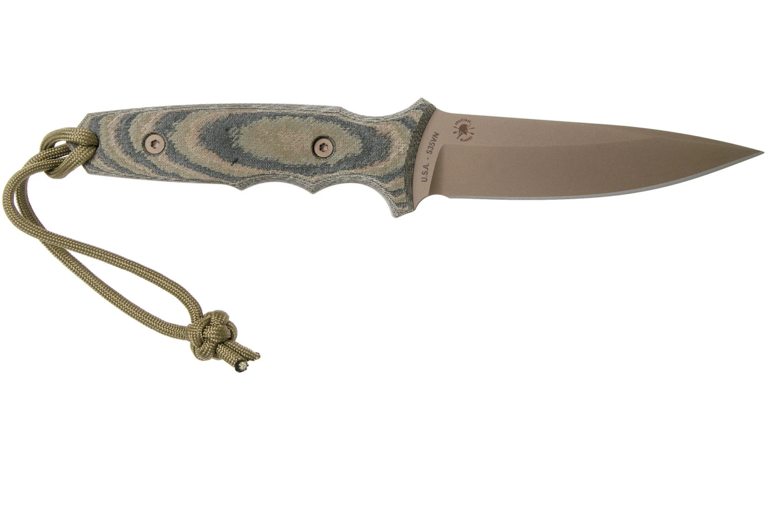 Spartan Blades HARSEY TT, FDE/CAMO W/Kydex TAN 2 Spartan Blades HARSEY TT, FDE/CAMO W/Kydex TAN – Image 2