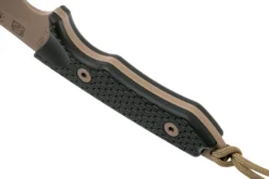 Spartan Blades Ronin Shinto, FDE Blade, Black Handle, Couteau Outdoor -Meilleurs Couteaux USSB47DEBKNLTN 04 spartan blades scaled