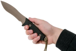 Spartan Blades Ronin Shinto, FDE Blade, Black Handle, Couteau Outdoor -Meilleurs Couteaux USSB47DEBKNLTN 06 spartan blades scaled