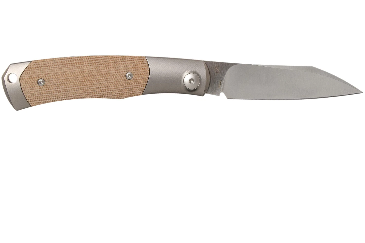 Viper Hug 2 V5994CN Natural Canvas Micarta Couteau De Poche, Sacha Thiel Design 2 Viper Hug 2 V5994CN Natural Canvas Micarta Couteau De Poche, Sacha Thiel Design – Image 2