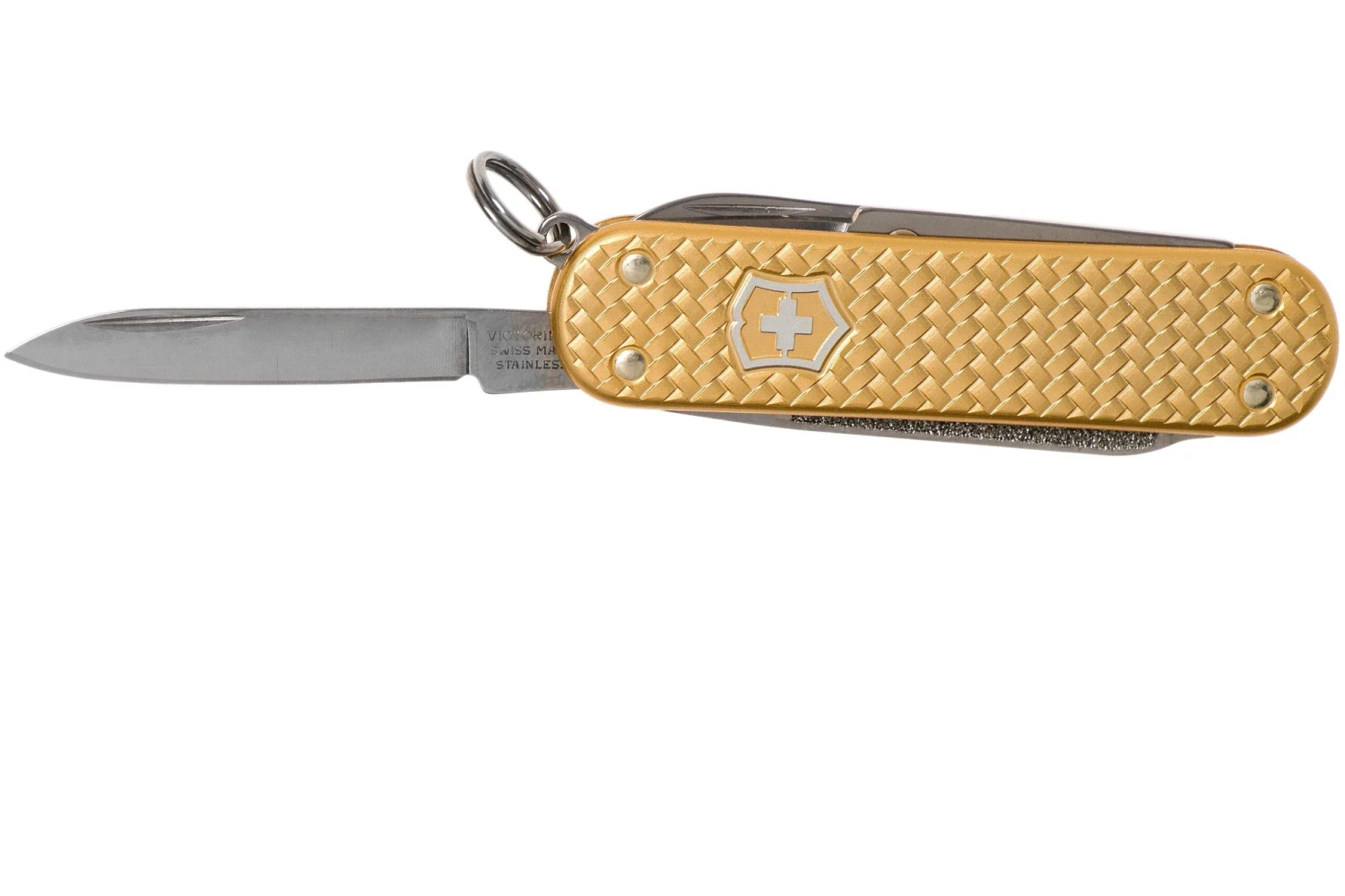 Victorinox Classic SD Precious Alox, Brass Gold 0.6221.408G Couteau Suisse 3 Victorinox Classic SD Precious Alox, Brass Gold 0.6221.408G Couteau Suisse – Image 3