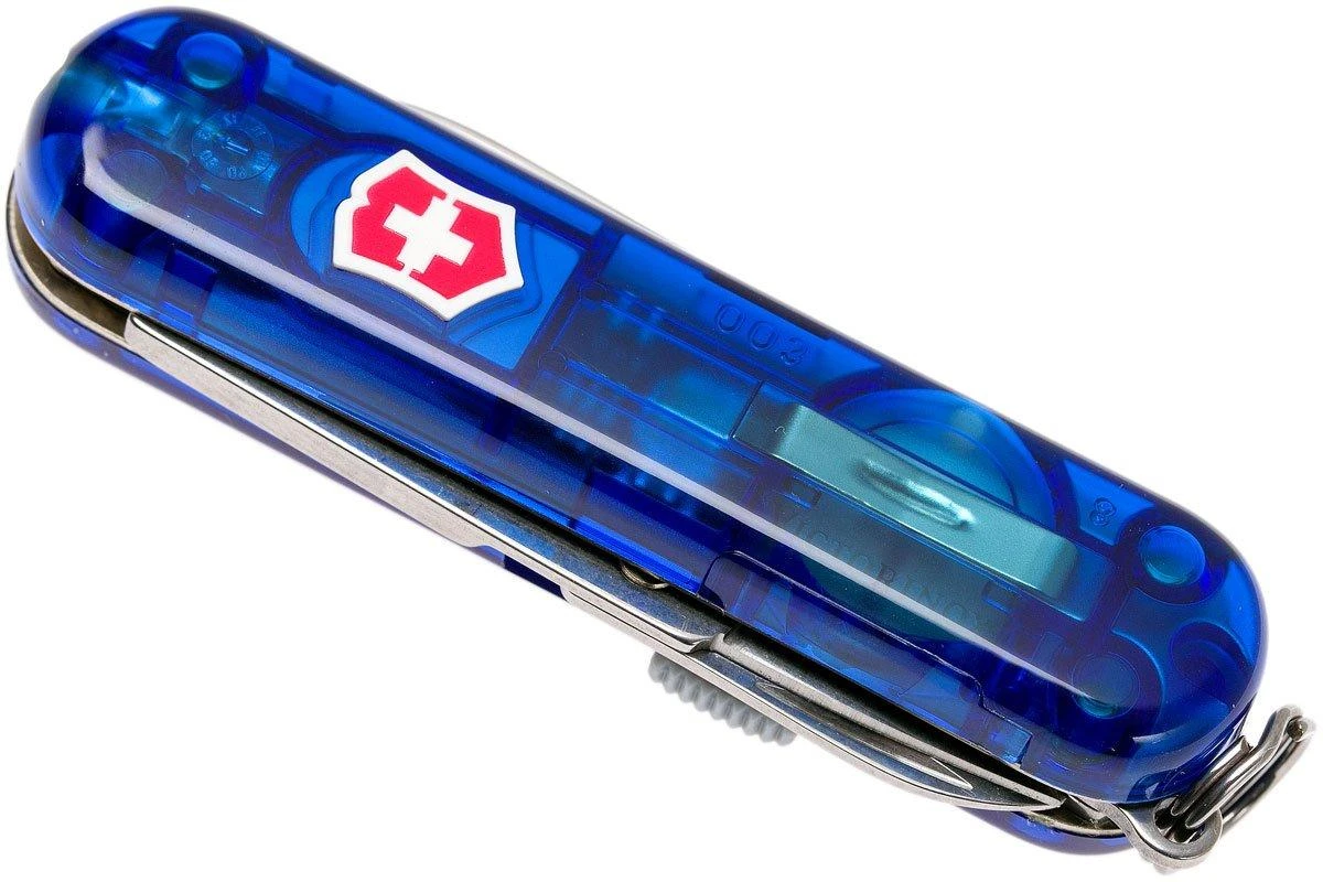 Victorinox Signature Lite Bleu Transparent 0.6226.T2 Couteau Suisse 5 Victorinox Signature Lite Bleu Transparent 0.6226.T2 Couteau Suisse – Image 5