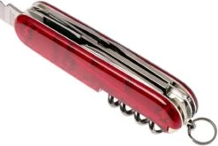 Victorinox Climber Rouge Transparent 1.3703.T Couteau Suisse -Meilleurs Couteaux VT1 3703 T 04 victorinox vt1 3703 t 04