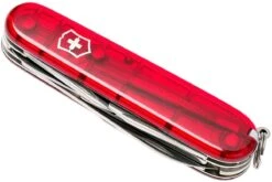 Victorinox Climber Rouge Transparent 1.3703.T Couteau Suisse -Meilleurs Couteaux VT1 3703 T 05 victorinox vt1 3703 t 05
