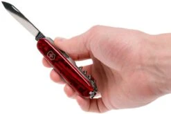 Victorinox Climber Rouge Transparent 1.3703.T Couteau Suisse -Meilleurs Couteaux VT1 3703 T 06 victorinox vt1 3703 t 06
