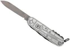 Victorinox Huntsman Argent Transparent 1.3713.T7 Couteau Suisse -Meilleurs Couteaux VT1 3713 T7 05 victorinox vt1 3713 t7 05