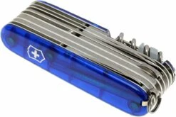 Victorinox Swisschamp Transparent Bleu 1.6795.T2 Couteau Suisse 16 Victorinox Swisschamp Transparent Bleu 1.6795.T2 Couteau Suisse -Meilleurs Couteaux VT1 6795 T2 08 victorinox swisschamp 33 blauw transparant vt1 6795 t2 d8