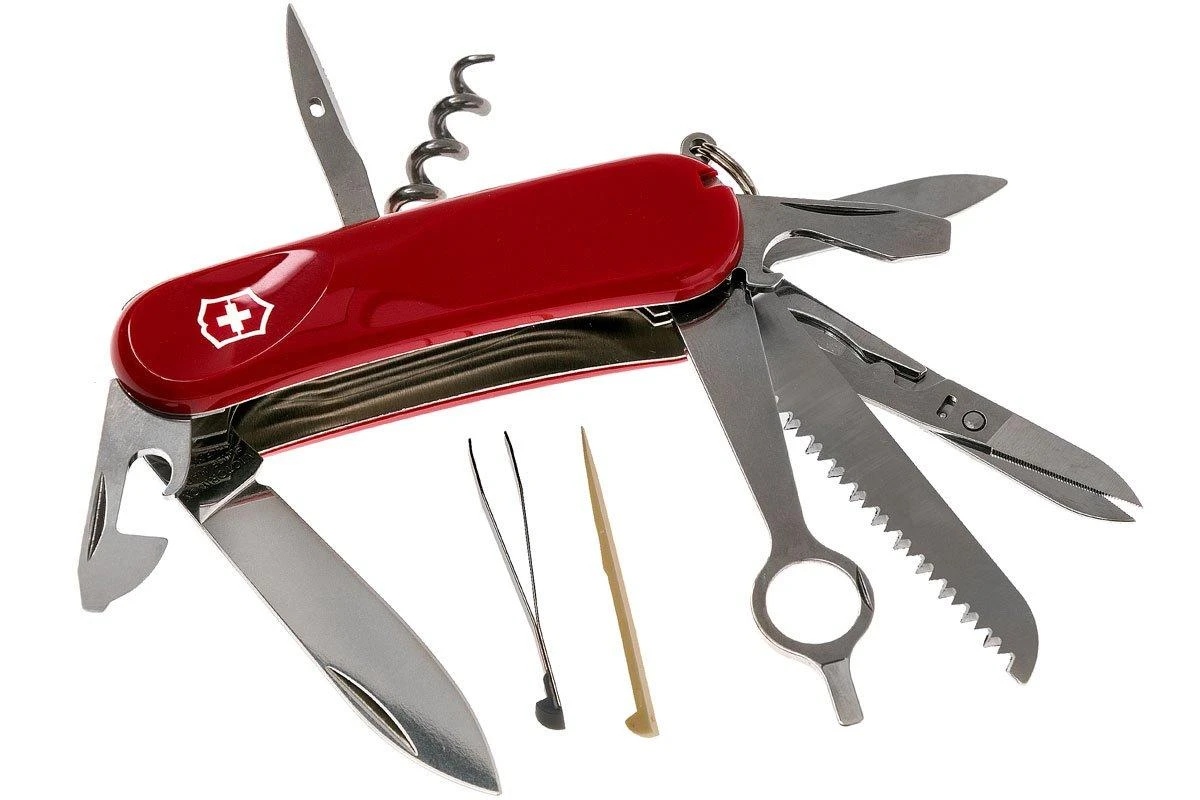 Victorinox Evolution 23, Couteau Suisse, Rouge 1 Victorinox Evolution 23, Couteau Suisse, Rouge