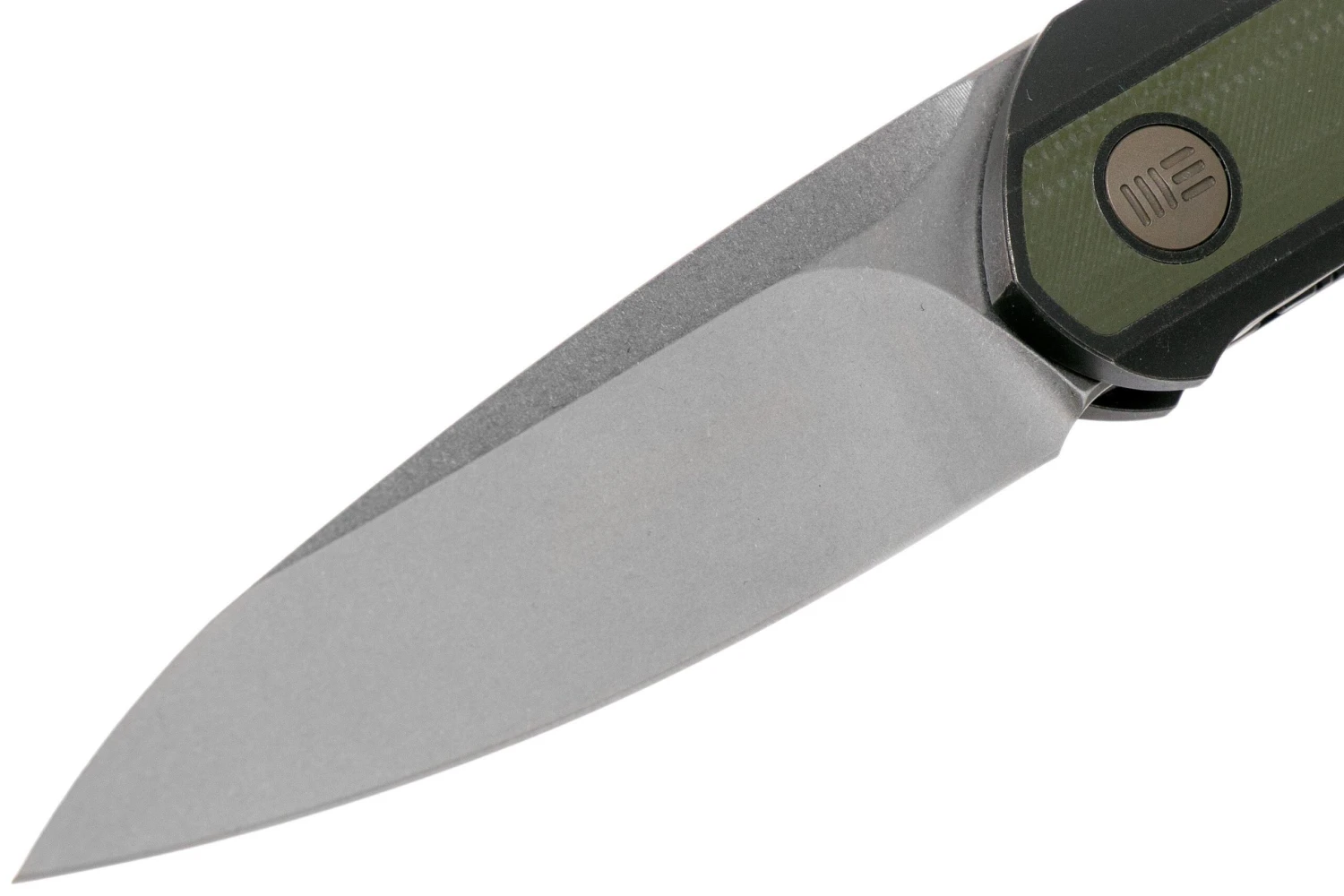 WE Knife Black Void Opus 2010V-2, V Grind, Green G10 Couteau De Poche, Justin Lundquist Design 3 WE Knife Black Void Opus 2010V-2, V Grind, Green G10 Couteau De Poche, Justin Lundquist Design – Image 3