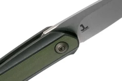 WE Knife Black Void Opus 2010V-2, V Grind, Green G10 Couteau De Poche, Justin Lundquist Design 13 WE Knife Black Void Opus 2010V-2, V Grind, Green G10 Couteau De Poche, Justin Lundquist Design -Meilleurs Couteaux WK2010V 2 06 we knife scaled