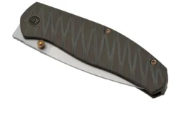 WE Knife Esprit 20025B-B Bead Blasted, Tiger Stripe Pattern Flamed Titanium Couteau De Poche, Ray Laconico Design 12 WE Knife Esprit 20025B-B Bead Blasted, Tiger Stripe Pattern Flamed Titanium Couteau De Poche, Ray Laconico Design -Meilleurs Couteaux WKWE20025B B 06 weknife scaled