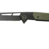 WE Knife Arsenal WE20073-2 Blackwashed, Green G10 Couteau De Poche, Ostap Hel Design