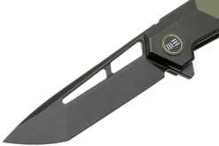 WE Knife Arsenal WE20073-2 Blackwashed, Green G10 Couteau De Poche, Ostap Hel Design -Meilleurs Couteaux WKWE20073 2 03 we knife scaled