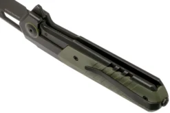 WE Knife Arsenal WE20073-2 Blackwashed, Green G10 Couteau De Poche, Ostap Hel Design -Meilleurs Couteaux WKWE20073 2 05 we knife scaled