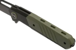 WE Knife Arsenal WE20073-2 Blackwashed, Green G10 Couteau De Poche, Ostap Hel Design -Meilleurs Couteaux WKWE20073 2 07 we knife scaled